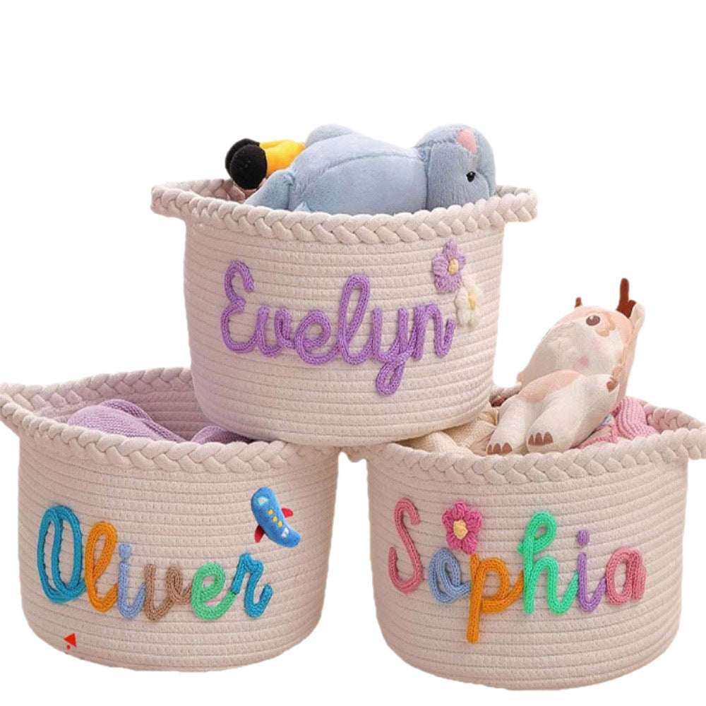 Feneri Woven Cotton Rope Storage Basket