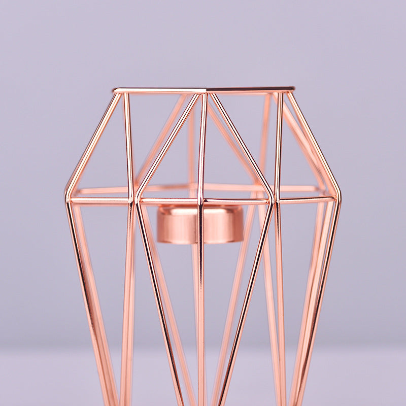 Feneri Gold-Tone Metal Candle Holder