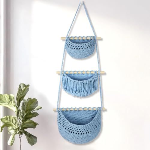 Feneri Single Woven Hanging Storage Basket