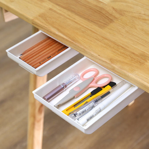 Feneri Adhesive Under-Desk Storage Drawer