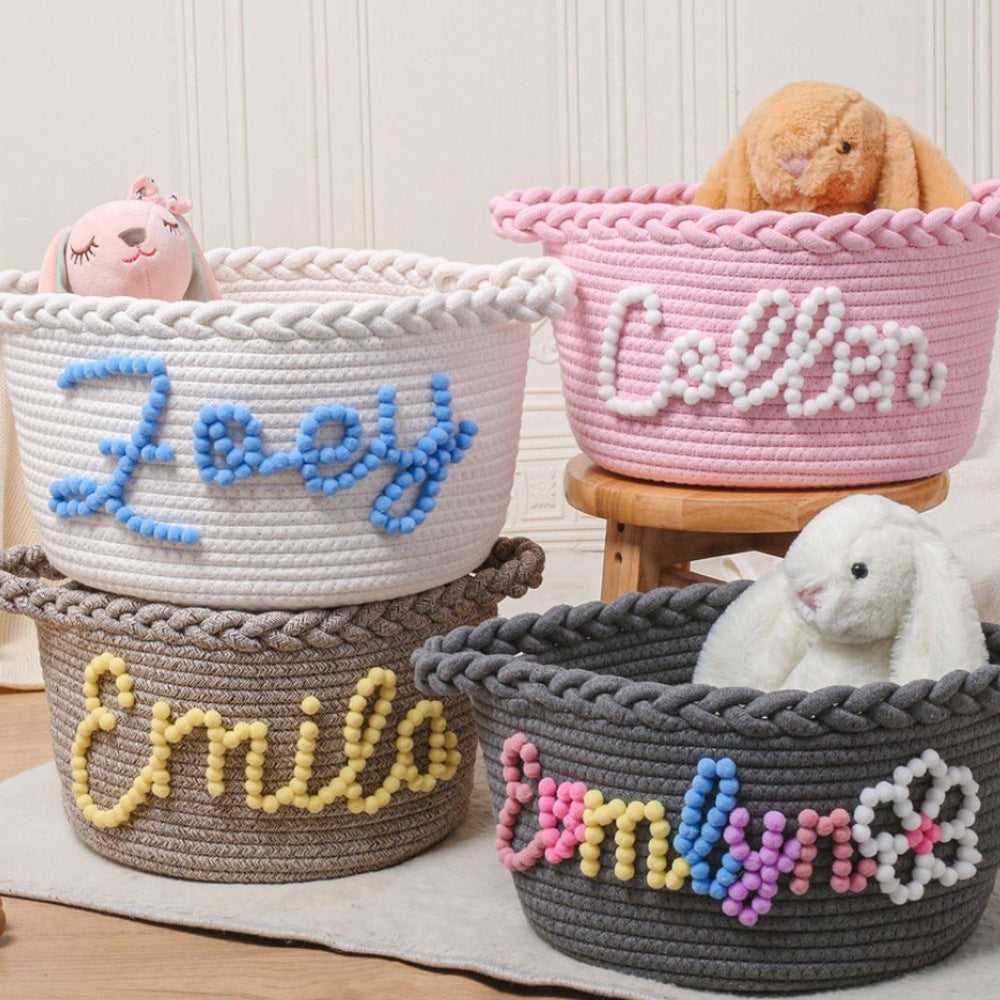 Feneri Woven Cotton Rope Storage Basket