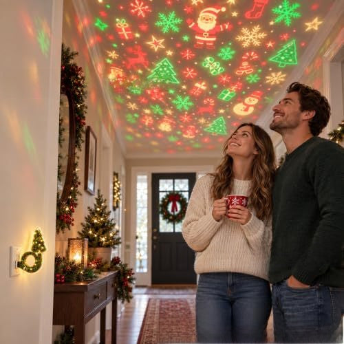 Feneri USB Christmas Pattern Projector