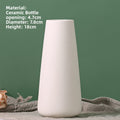 Feneri White Ceramic Decorative Vase