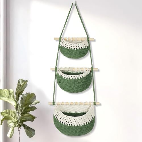 Feneri Single Woven Hanging Storage Basket