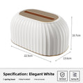 Feneri Ribbed Tissue Holder with Spring Base