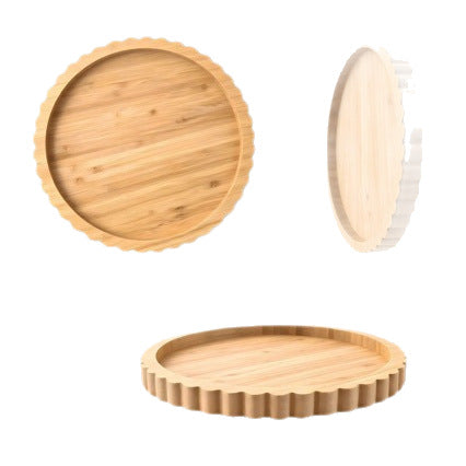 Feneri Floral Wooden Decorative Tray