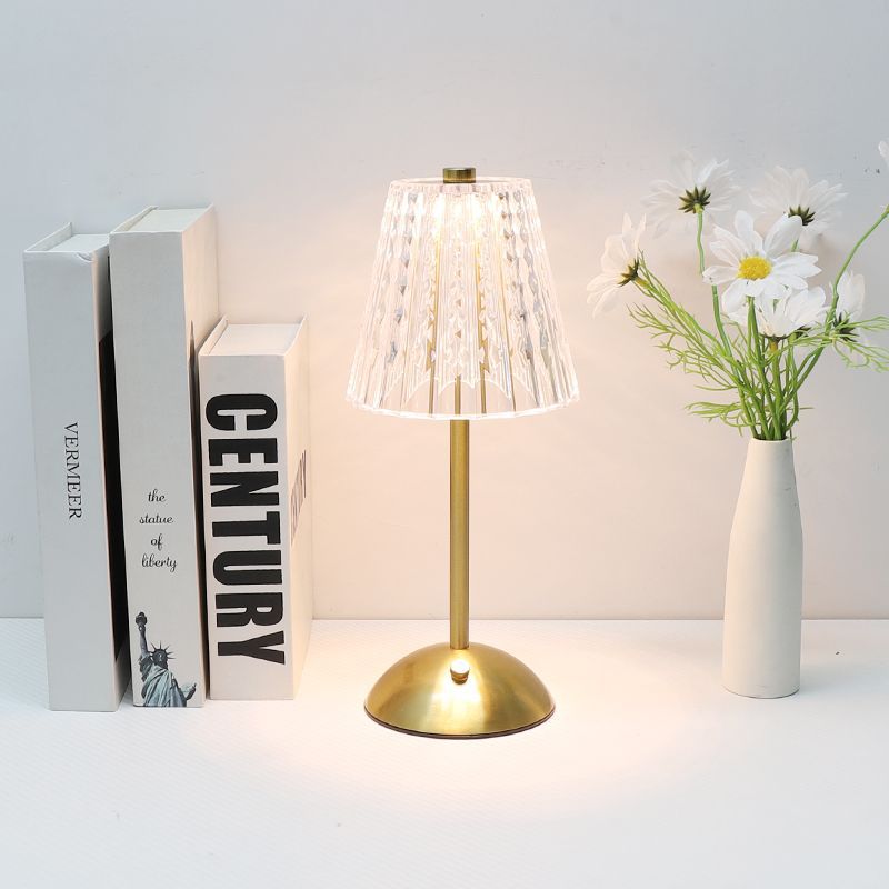 Feneri Crystal-Style Touch Table Lamp