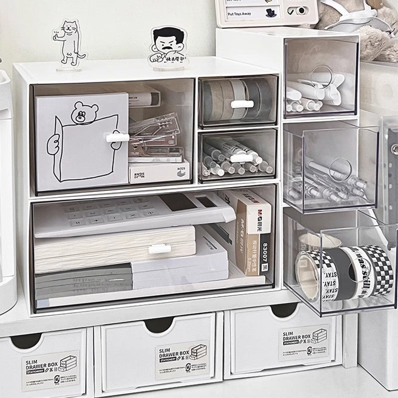 Feneri Clear Desktop Drawer Organiser