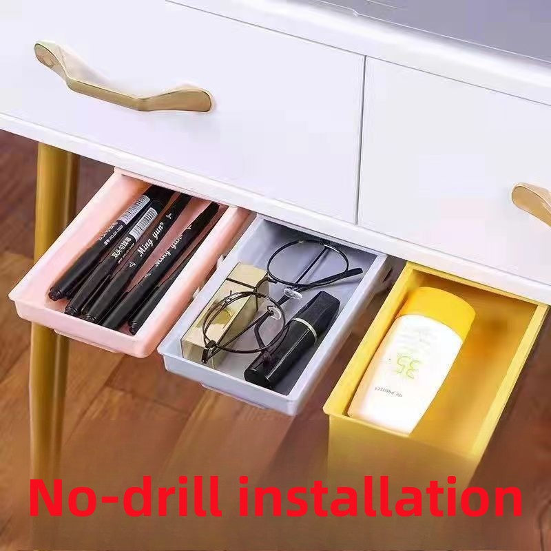 Feneri Adhesive Under-Desk Storage Drawer