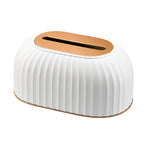 Feneri Ribbed Tissue Holder with Spring Base