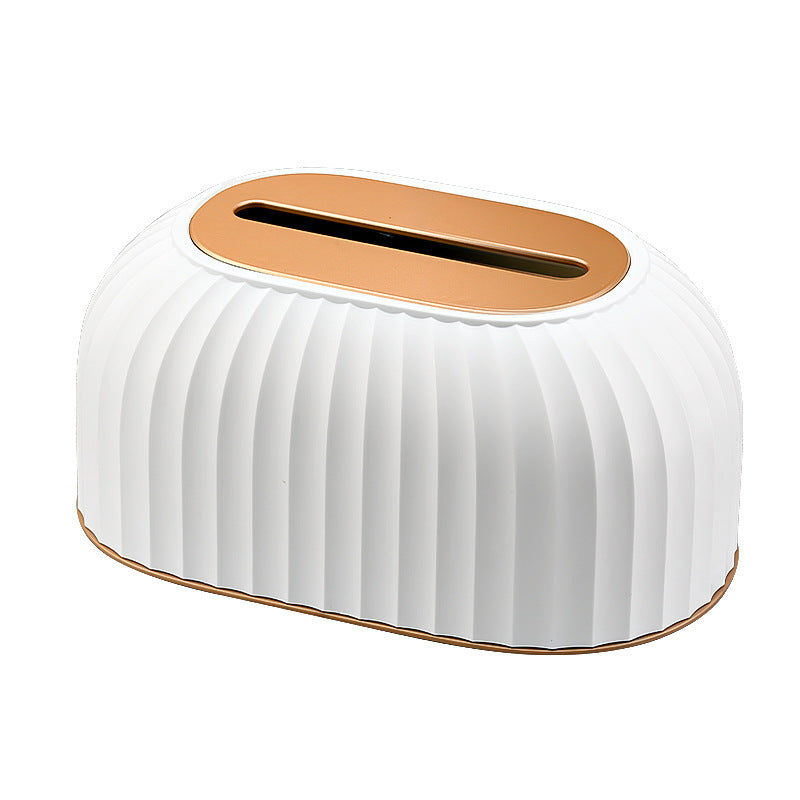 Feneri Ribbed Tissue Holder with Spring Base