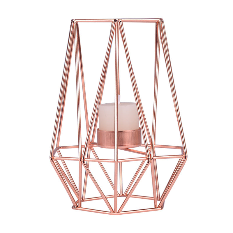 Feneri Gold-Tone Metal Candle Holder