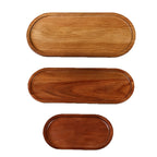 Feneri Acacia Oval Decorative Tray