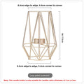 Feneri Gold-Tone Metal Candle Holder