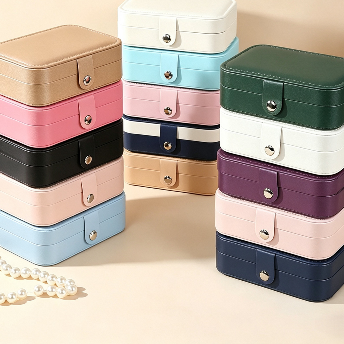 Feneri Compact Travel Jewellery Case