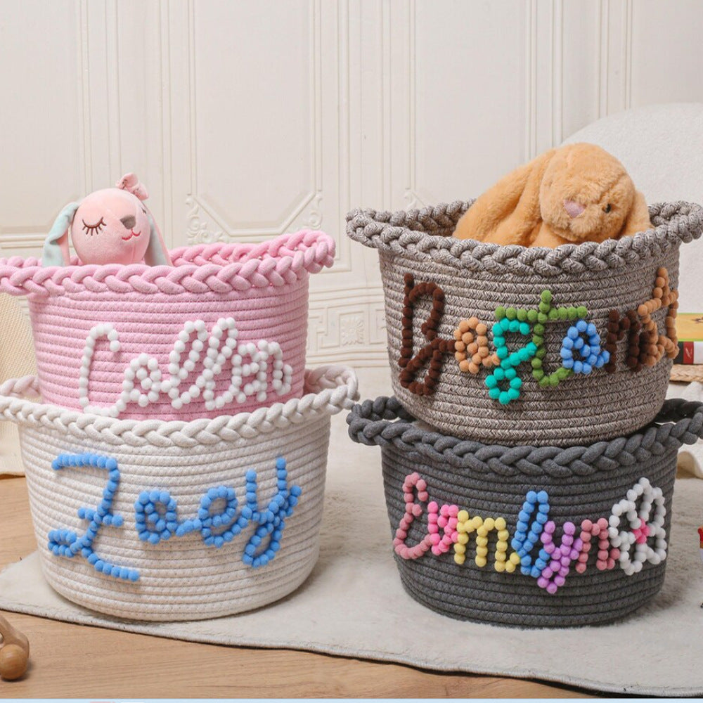 Feneri Woven Cotton Rope Storage Basket