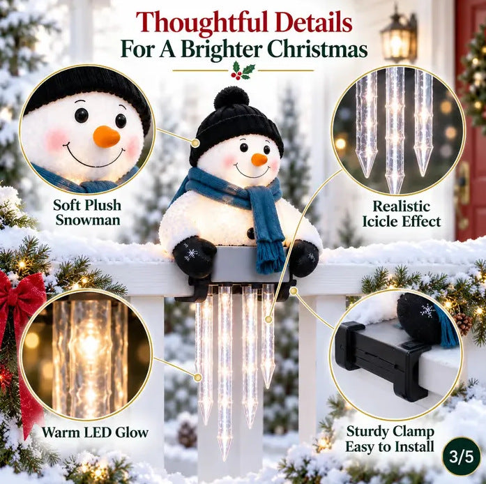 Feneri Snowman and Santa Decorative Lights