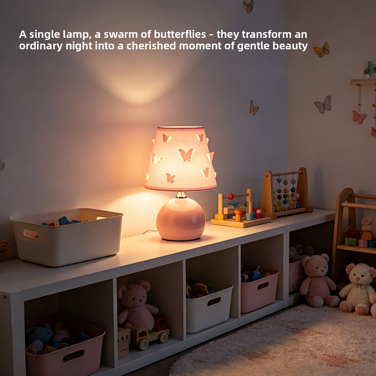 Feneri Butterfly Mushroom USB Accent Lamp